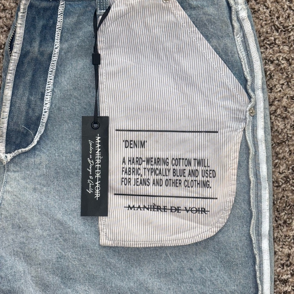 Maniere De Voir Denim Blue Boyfriend Jeans - LOOKING TO GET RID OF ASAP - Picture 8 of 8